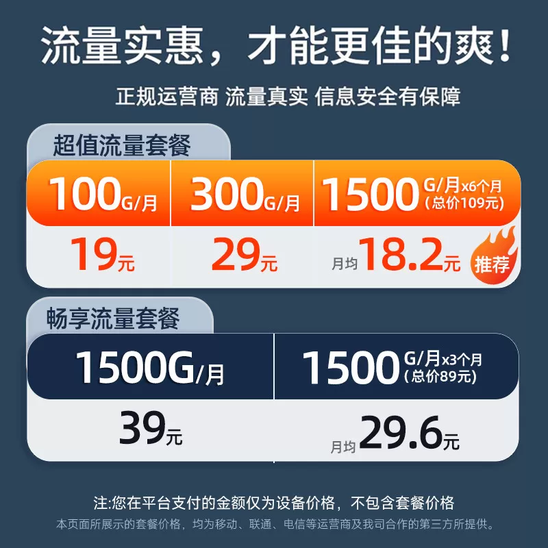品胜网络随身wifi无线移动wifi无线网络4G无限速wilf纯流量无线网卡车载学生宿舍租房插卡路由器家用便携式