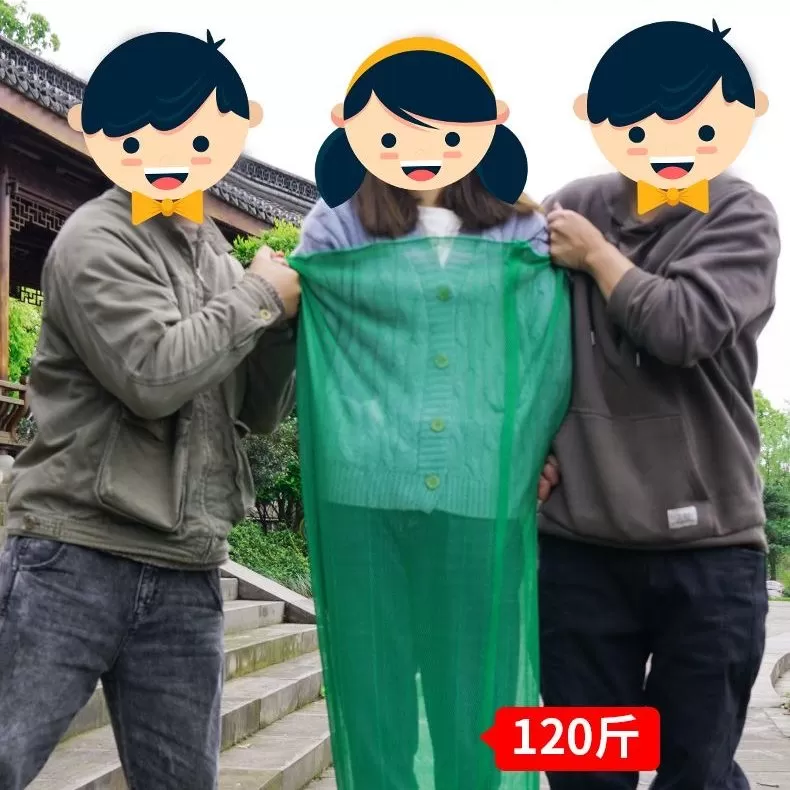便携式迷你小简易鱼护方便装鱼网袋小型网兜小号尼龙编织溪流大肚