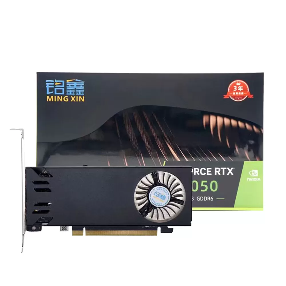 铭鑫 RTX3050/6G半高刀卡高清游戏独立显卡OPS适配小机箱迷你机箱