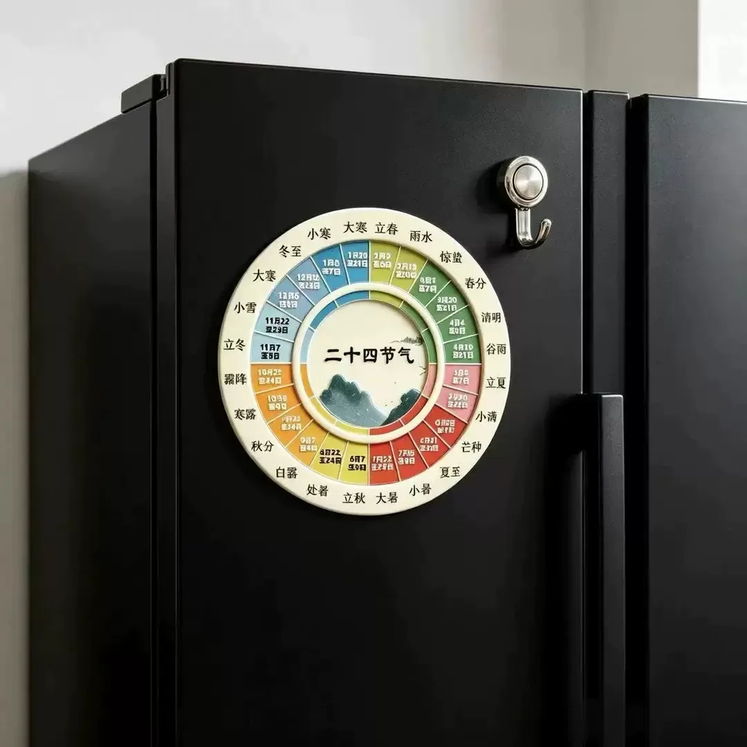 二十四节气时辰作息科普磁吸冰箱贴国风文创家居装