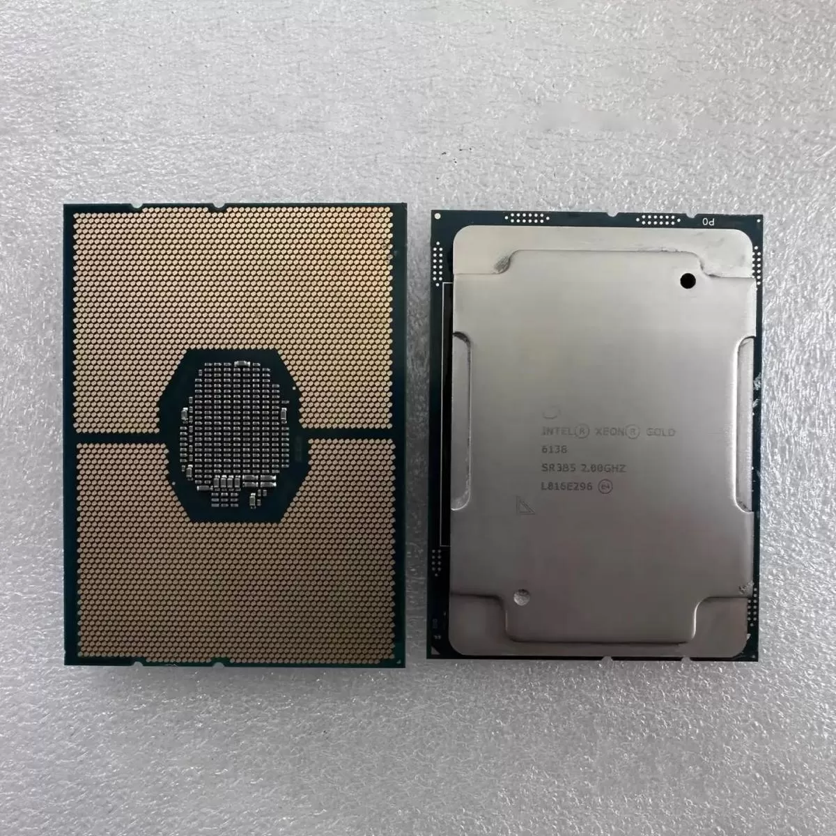 Intel金牌6138 20核心40线程CPU主频2.0GHz 3647服务器二手处理器