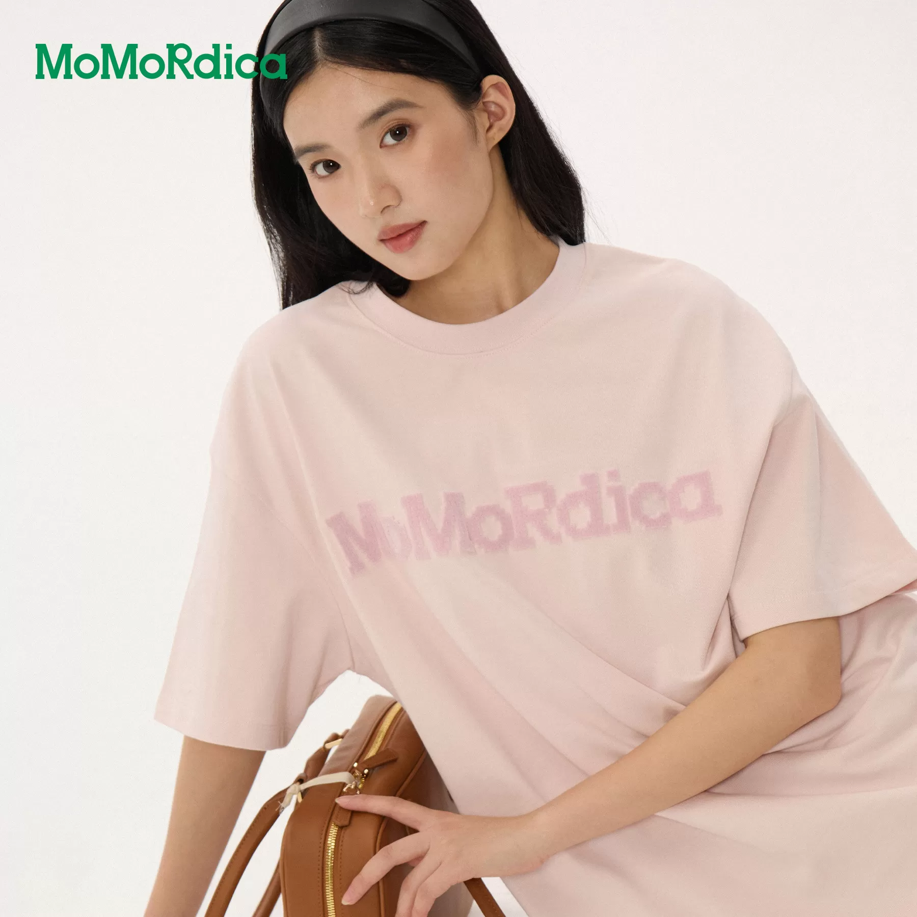 【所有女生的衣橱直播间】Momordica 宽松圆领短袖T恤