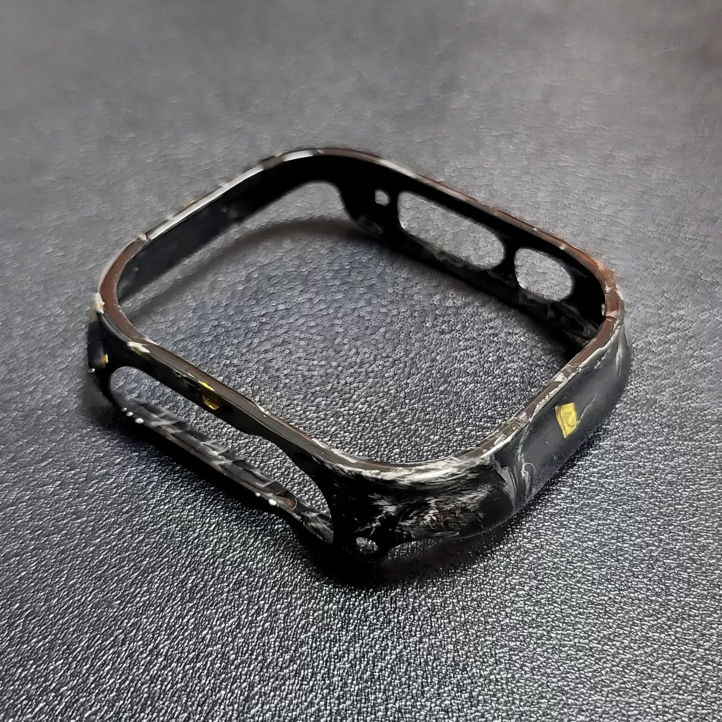 适用iWatch苹果45mm表保护套46mm超薄碳纤维49mm手表外壳