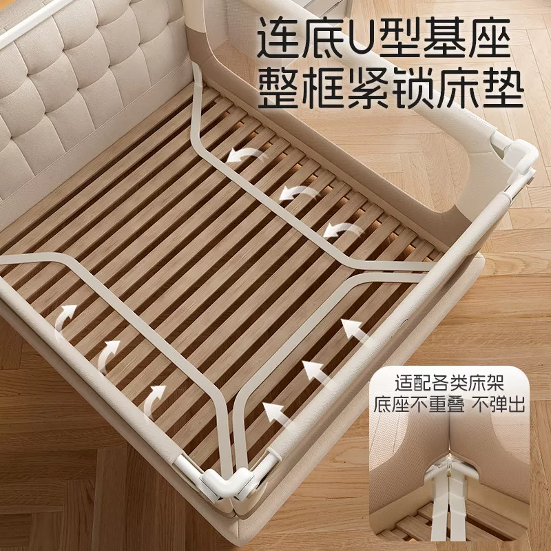床围栏儿童防摔婴幼儿床上防护栏加高防掉床宝宝挡板可升降床护栏