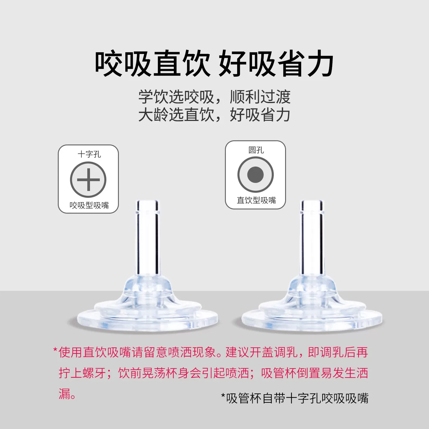 mm吸管杯婴儿吸管奶瓶一岁以上直饮杯儿童大容量重力球学饮杯防呛