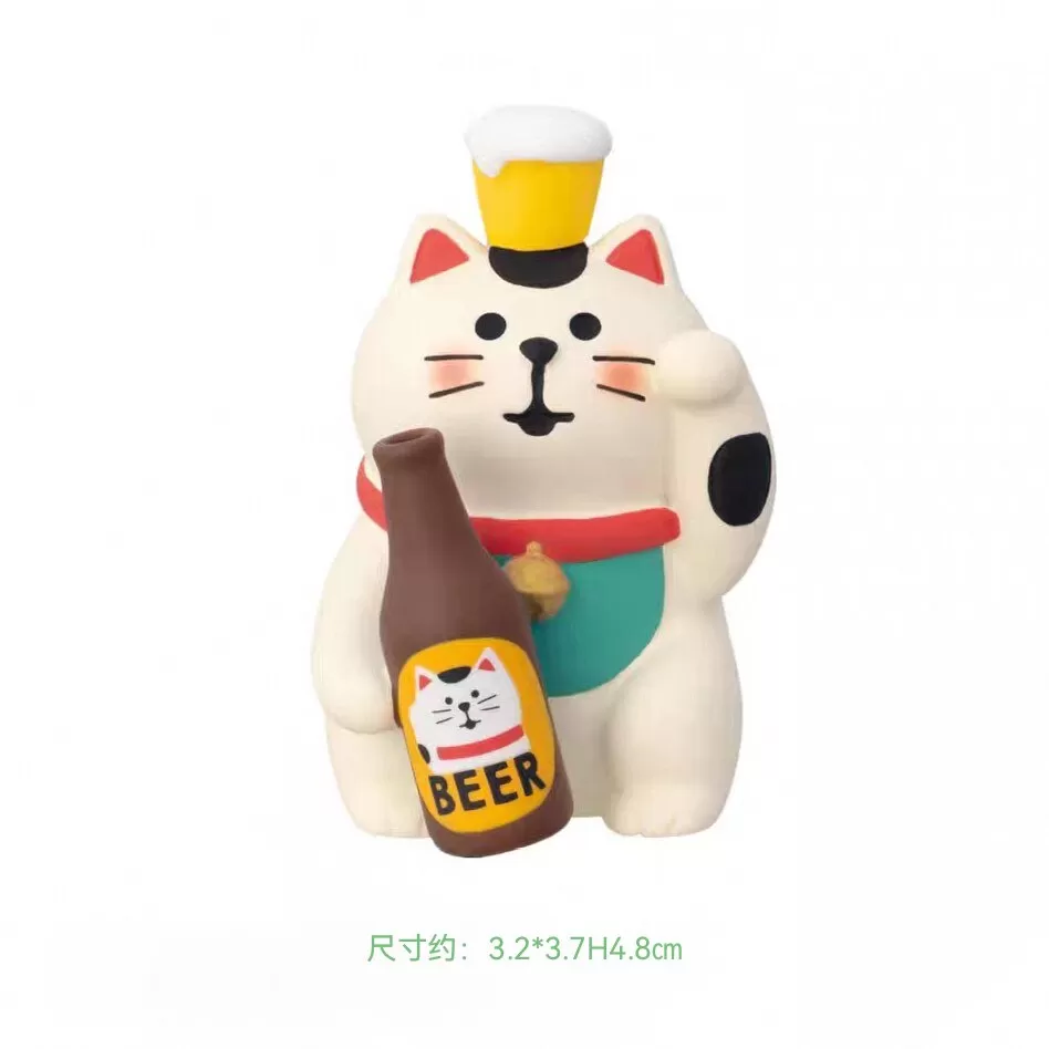 日式猫 ZAKKA庭院夏日西瓜猫可爱装饰夏季猫咪凉爽夏夜道具摆件