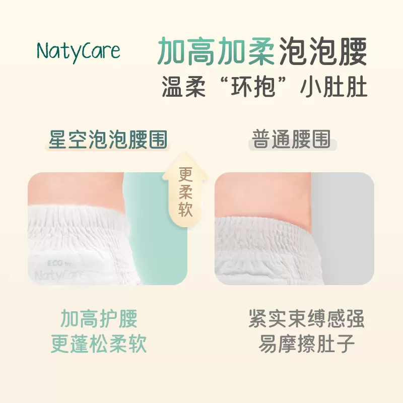 NatyCare尼塔星空拉拉裤纸尿裤婴儿奢柔亲肤超薄宝宝学步裤新生儿