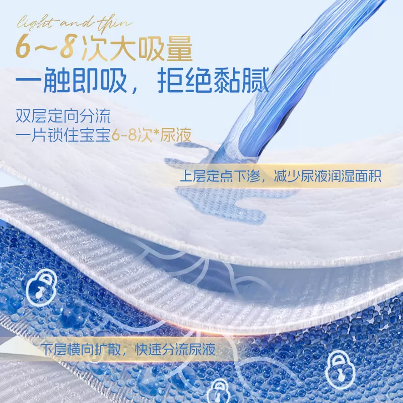 【U先】凯儿得乐丝薄pro纸尿裤体验装拉拉裤尿不湿试用装4片装