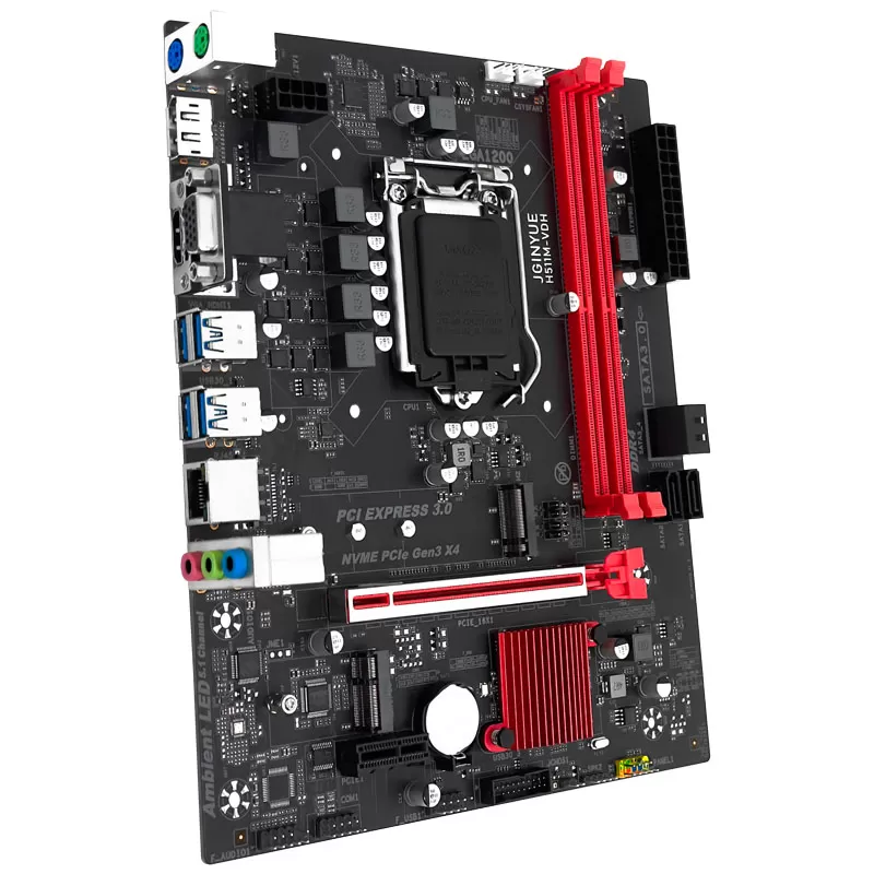 【正品】精粤H510主板全新i3i5i7CPU10/11代1200针兼容H511 B460M