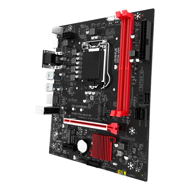 【正品】精粤H510主板全新i3i5i7CPU10/11代1200针兼容H511 B460M
