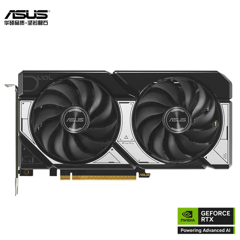 华硕DUAL-RTX5060-08G显卡双风扇静音 电竞游戏显卡光追 三年保修