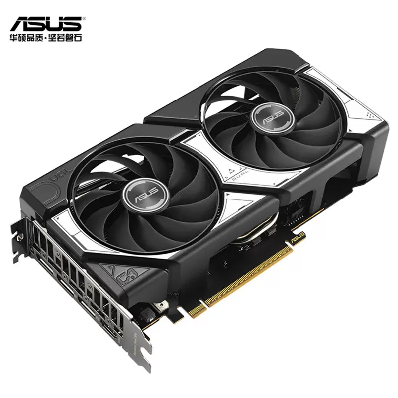 华硕DUAL-RTX5060-08G显卡双风扇静音 电竞游戏显卡光追 三年保修