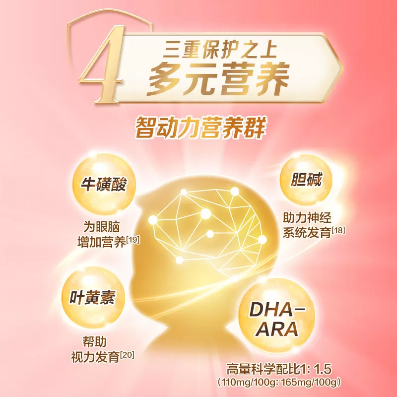贝因美爱加12-36月幼儿奶粉3段单罐免疫成长含乳铁蛋白OPN奶粉