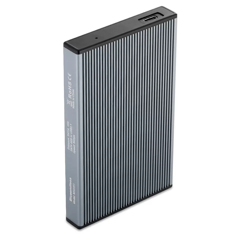 蓝硕移动硬盘2T 2.5英寸TYPEC数据备份高速防震USB3.0电视硬盘1T