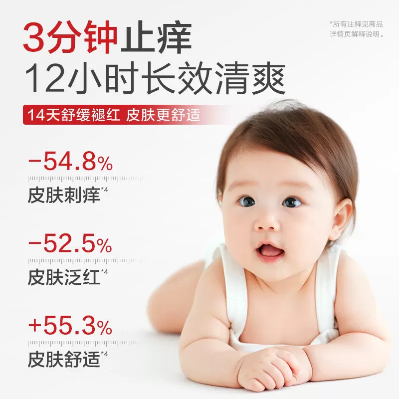 小浣熊新生婴儿爽身粉儿童粉扑宝宝用炉甘石痱子粉防淹干爽吸汗