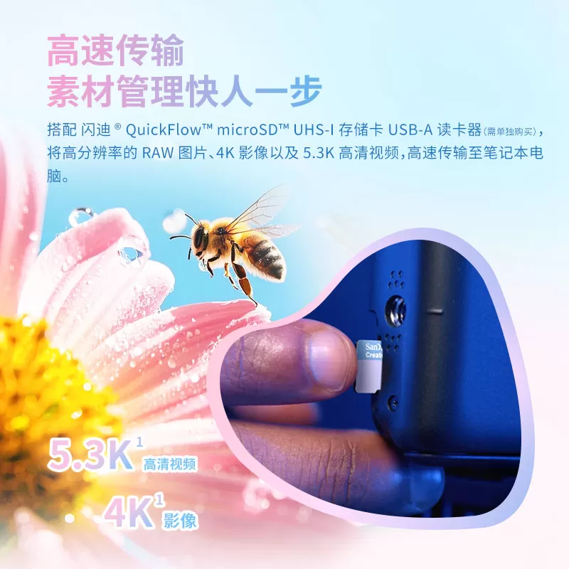 Sandisk闪迪存储卡TF高速卡micro SD防水128G 256G 512G 1T无人机