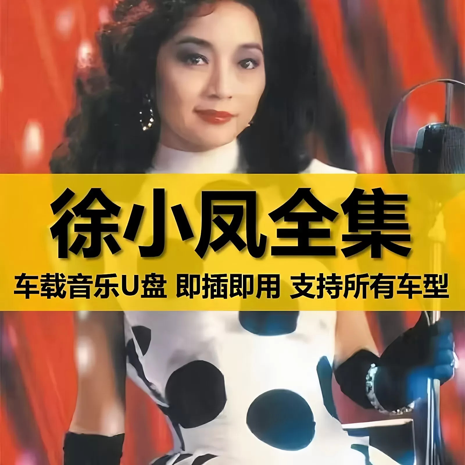 徐小凤汽车载U盘歌曲全集经典粤语正品无损高品质车用音乐usb优盘