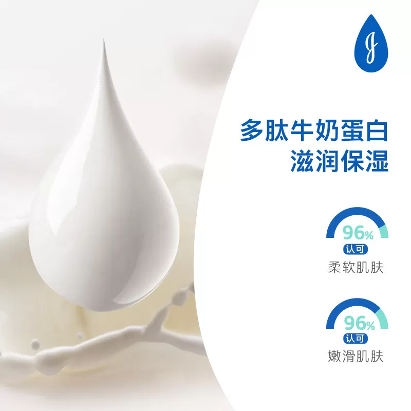 强生婴儿牛奶润肤露儿童宝宝面霜保湿润肤乳润肤露身体乳