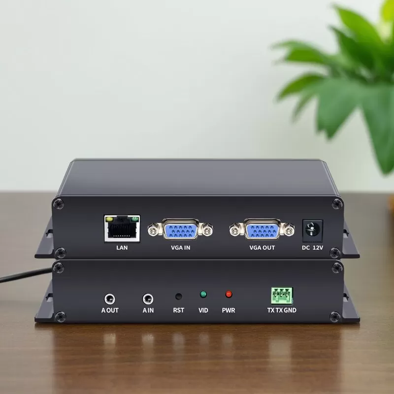 POE款VGA/HDMI转网络编码器 电脑收银机屏幕监控录屏器 ONVIF协议 H.265高清编码 兼容海康私有协议 大华NVR