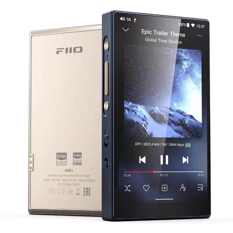 FiiO/飞傲 M21安卓HiFi音频无损音乐播放器MP3国砖便携式随身蓝牙