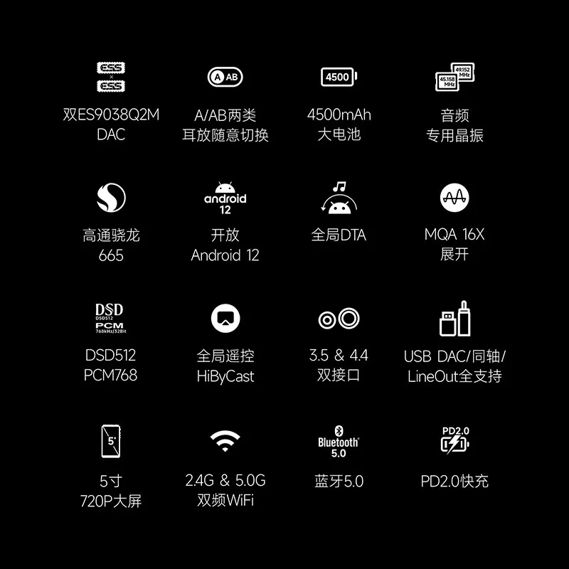 HiBy海贝R6 iii三代2025版便携HiFi无损音乐播放器安卓高解析MP3