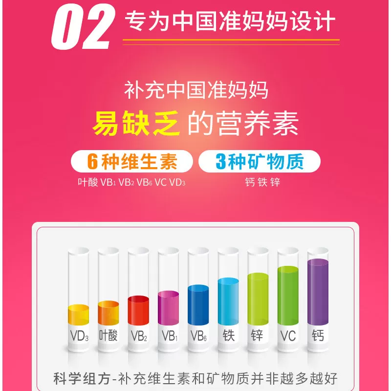 【下拉详情有优惠】斯利安多维叶酸片钙铁锌孕期复合维生素备孕