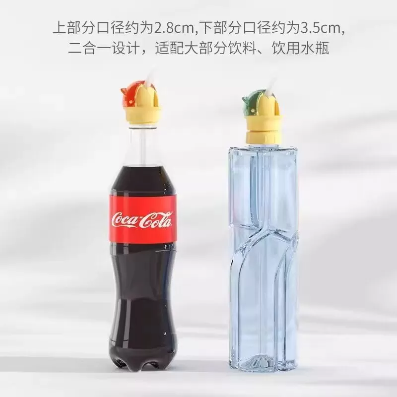 宝宝儿童吸管防呛水矿泉水喝水神器便携瓶子转换头帽盖转换嘴通用