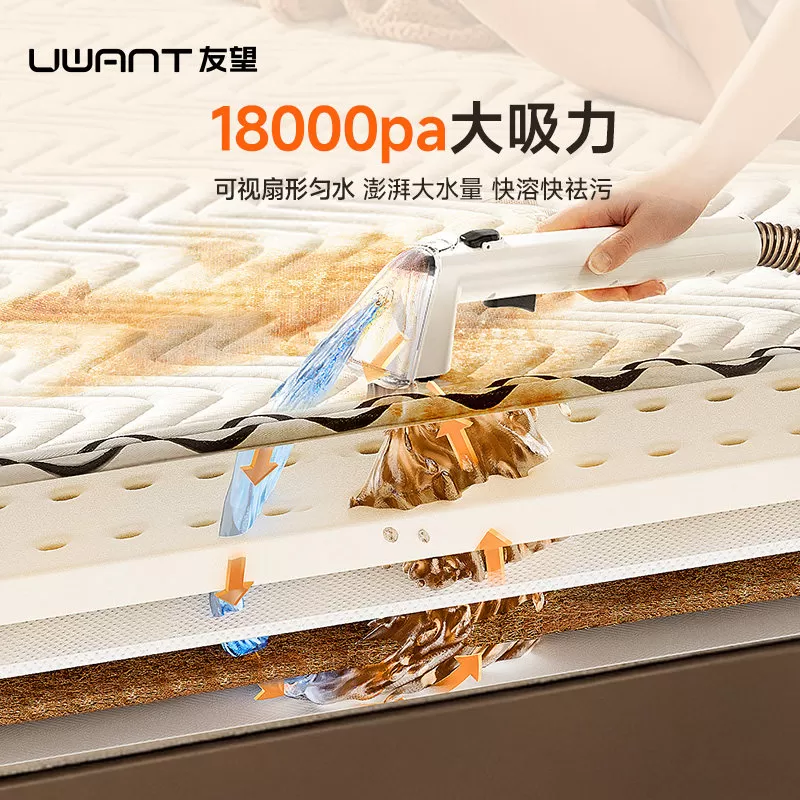 UWANT友望布艺清洗机地毯沙发床垫窗帘抽吸一体清洁机大抽象