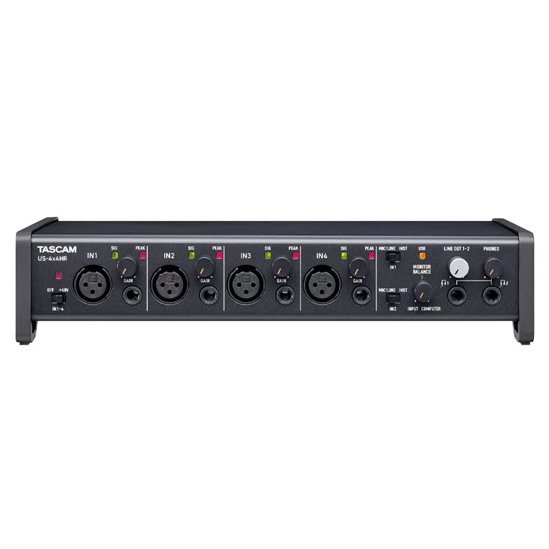 TASCAM/达斯冠US-4x4HR 4进4出外置USB声卡专业录音直播K歌有声书