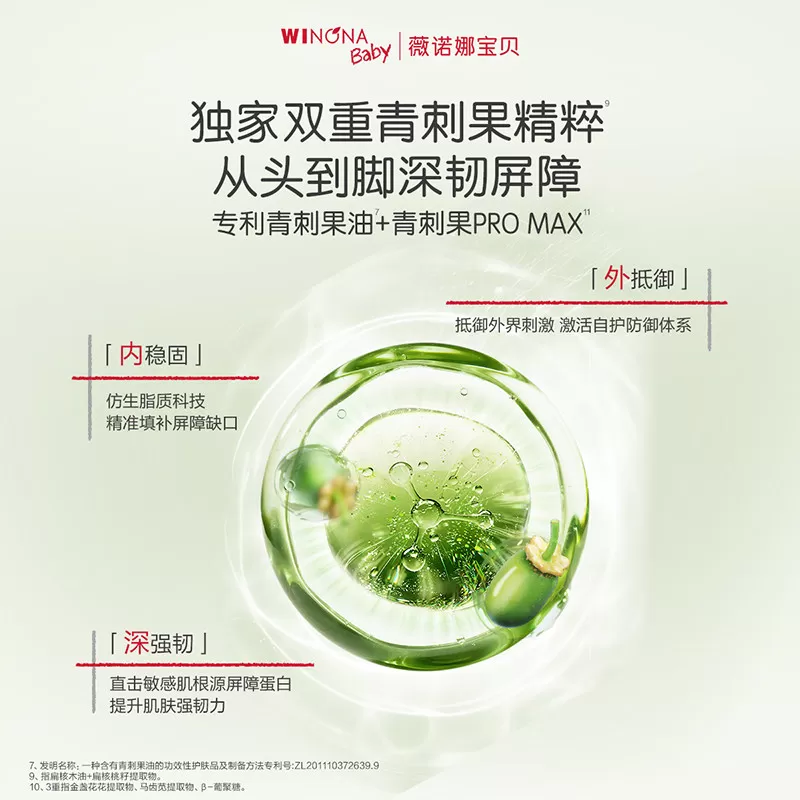 薇诺娜宝贝婴儿宝宝舒润洗发沐浴二合一泡泡春夏儿童沐浴露洗发水