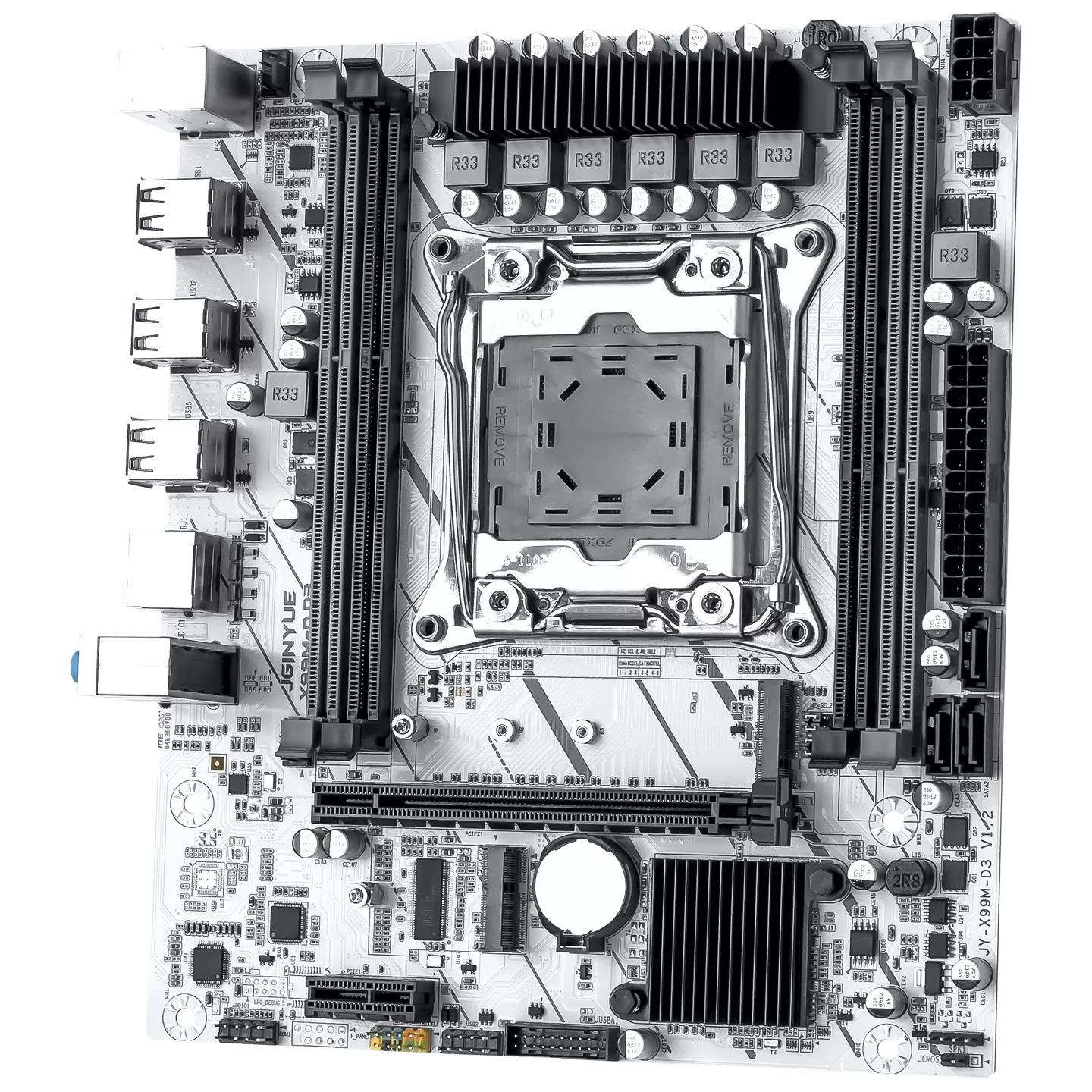 精粤x99M-D D3主板cpu套装E5 2673V3全新2011针V4 matx电脑主机板