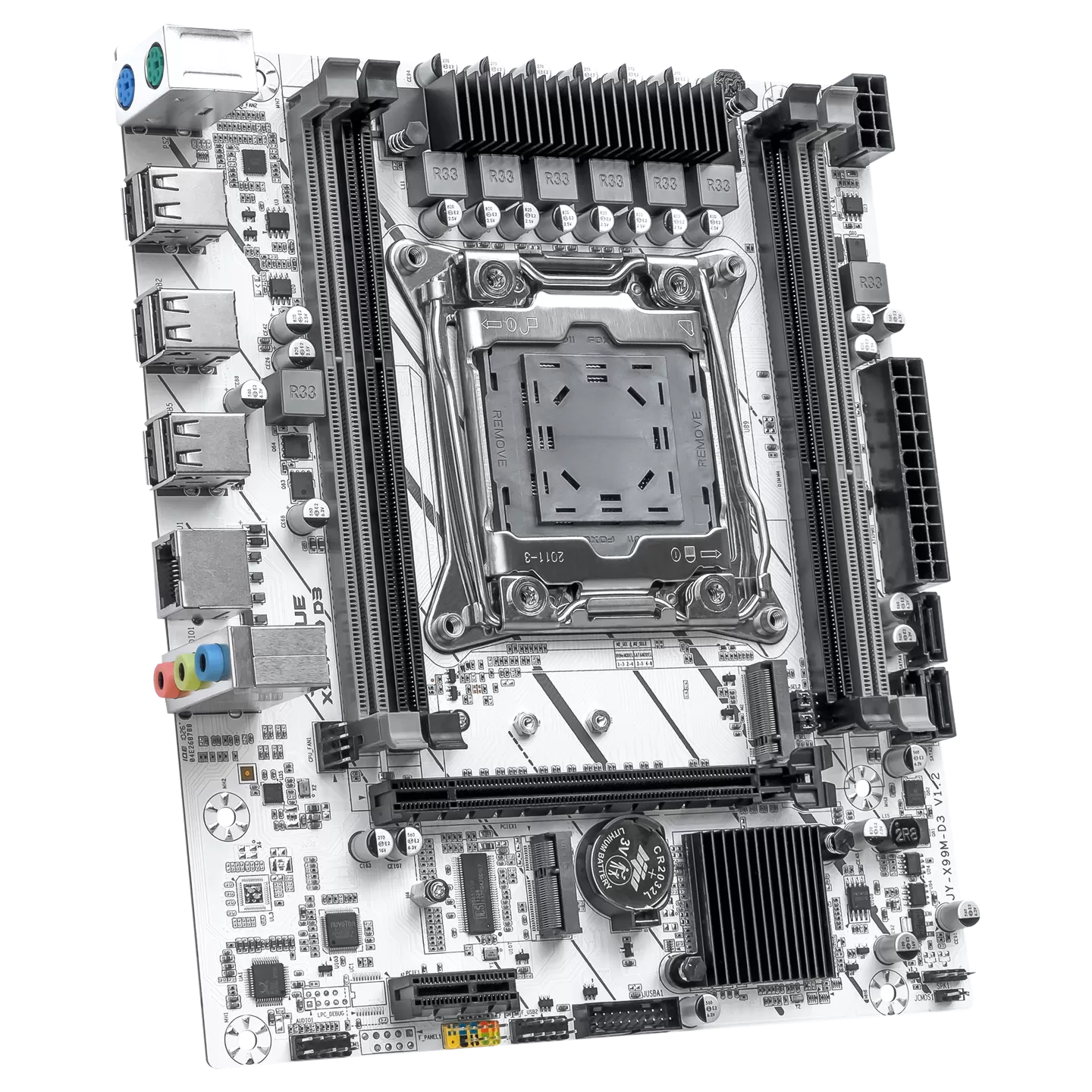 精粤x99M-D D3主板cpu套装E5 2673V3全新2011针V4 matx电脑主机板