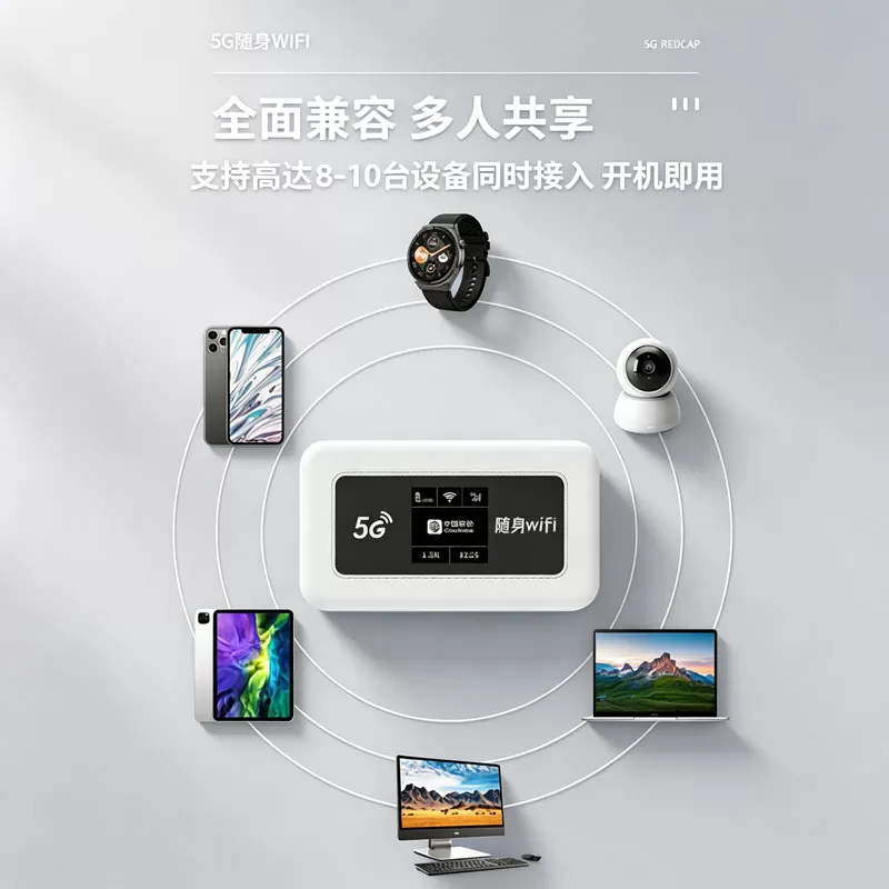 5g随身wifi新款可自插卡无线网络移动WiFi蛋全国通用插卡型广电 电信 联通 中国香港澳门家用车载便携热点
