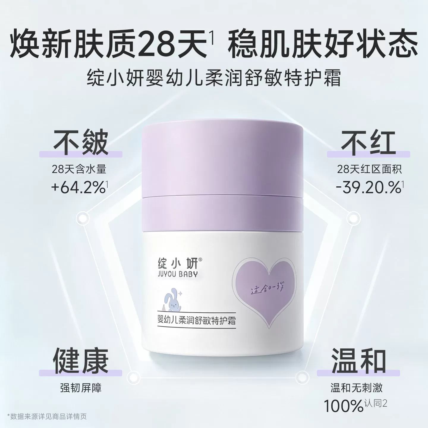 【新品 U先试用 10g*1】绽小妍新生婴幼儿特护面霜保湿舒缓干敏红