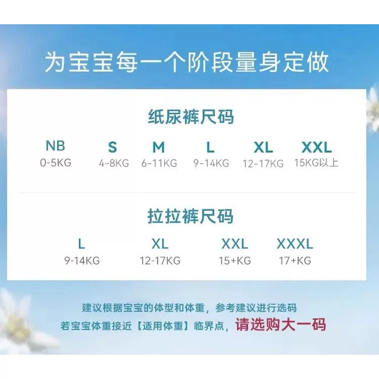 新黑金帮奢柔蚕丝宝宝纸尿裤拉拉裤超薄透气婴儿尿不湿试用体验装