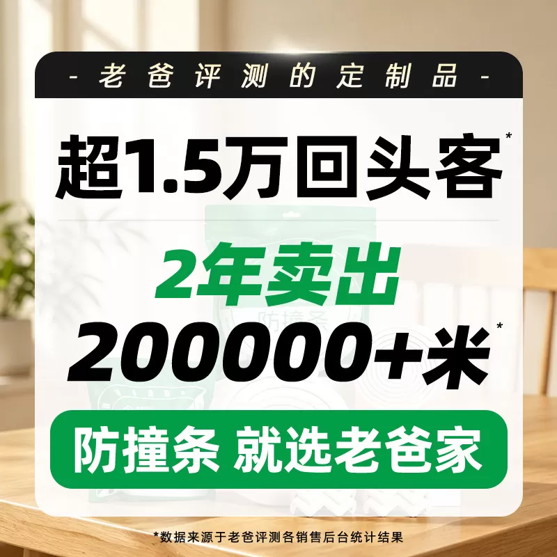 老爸评测定制防撞条防撞角包边软包儿童防撞头环保无毒甲酰胺风险