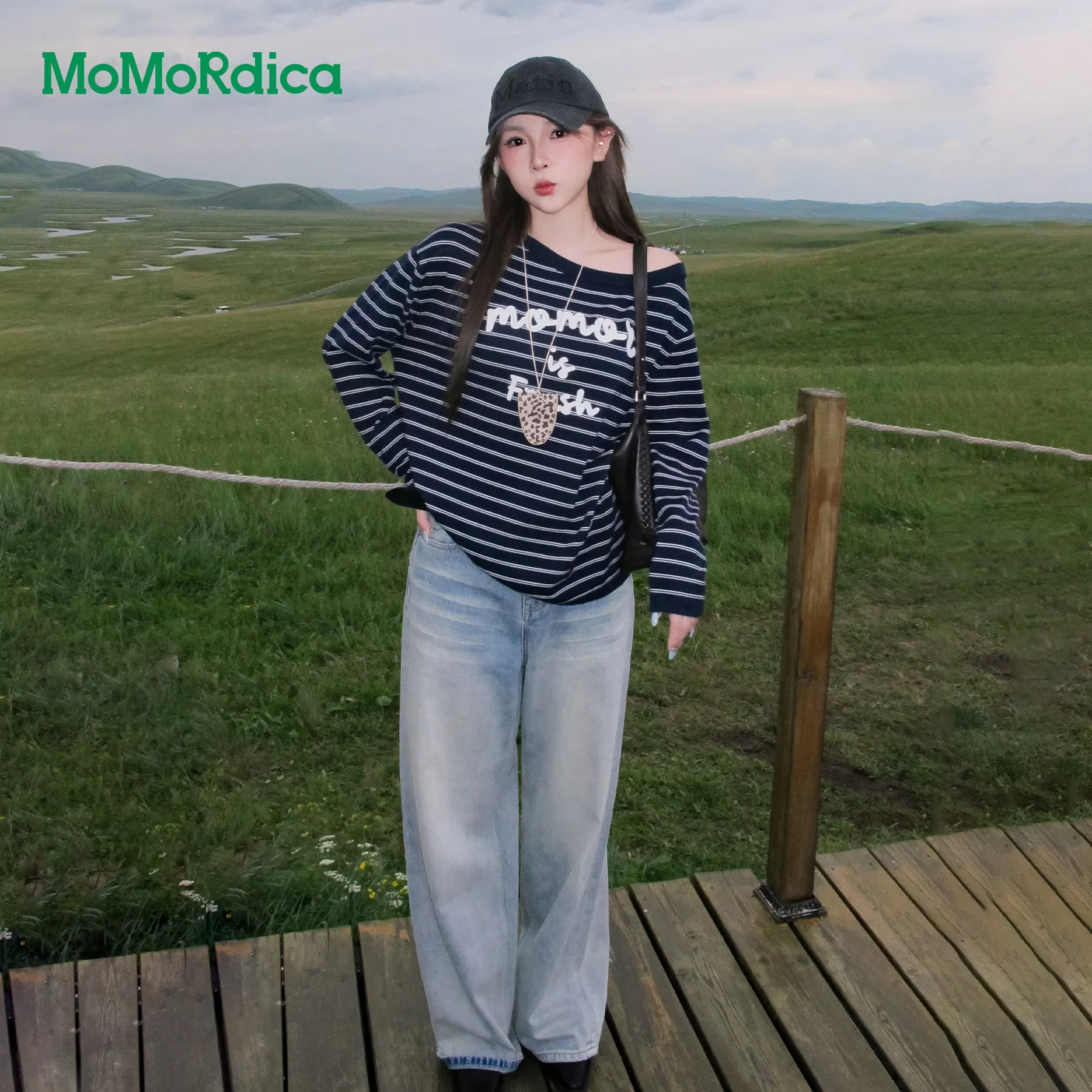 【所有女生的衣橱直播间】Momordica 毛织上衣/牛仔长裤