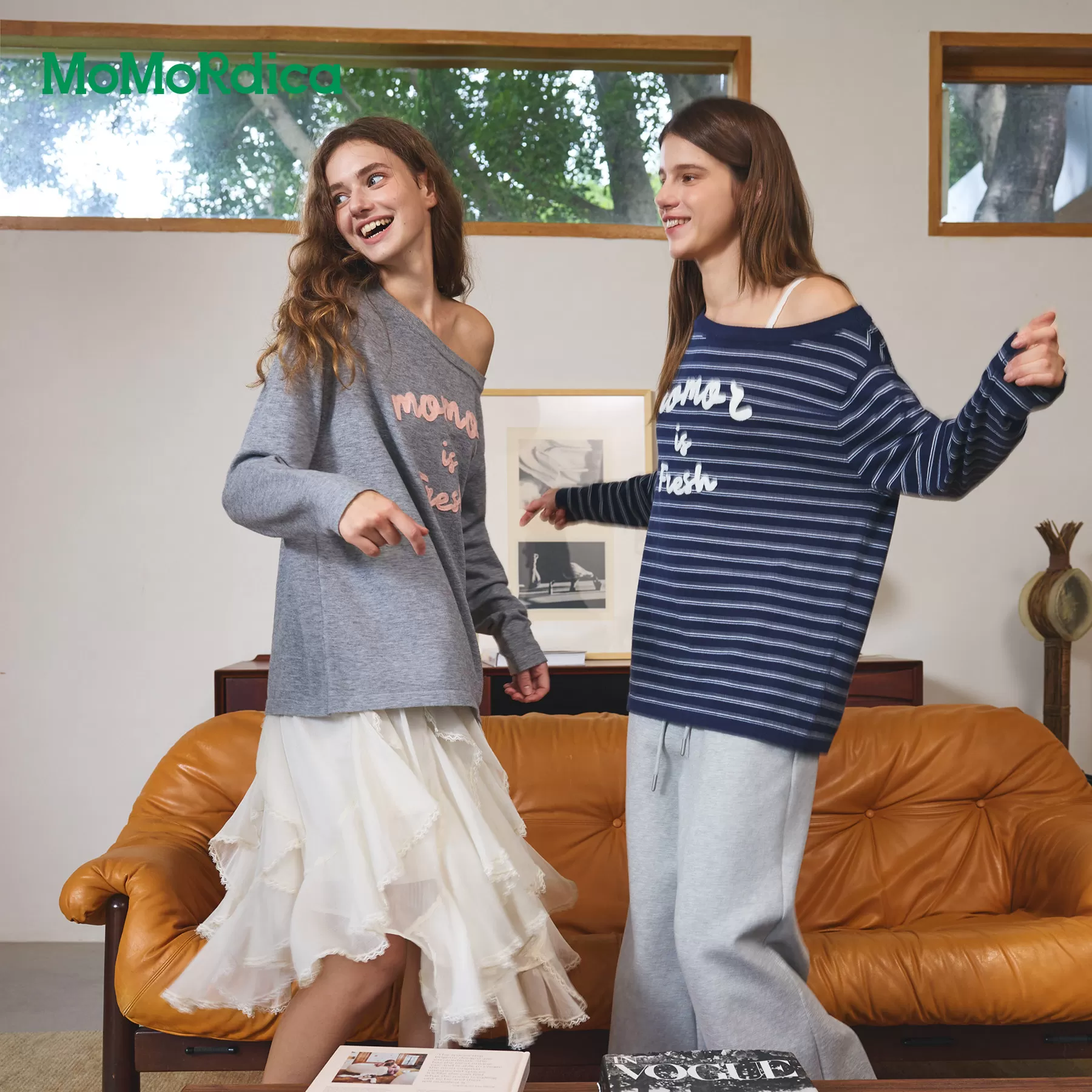 【所有女生的衣橱直播间】Momordica 毛织上衣/牛仔长裤