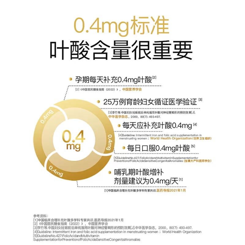 【官方】斯利安活性叶酸全孕期维生素30片