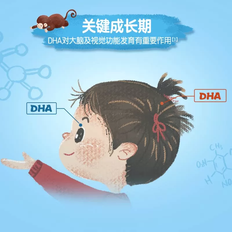 QQ星全聪DHA儿童成长牛奶125ml*20盒牛奶学生早餐奶6月