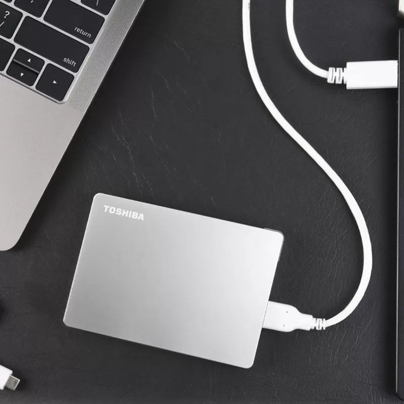 东芝FLEX移动硬盘1t USB3.2高速 Type-C苹果 win电脑手机外置存储