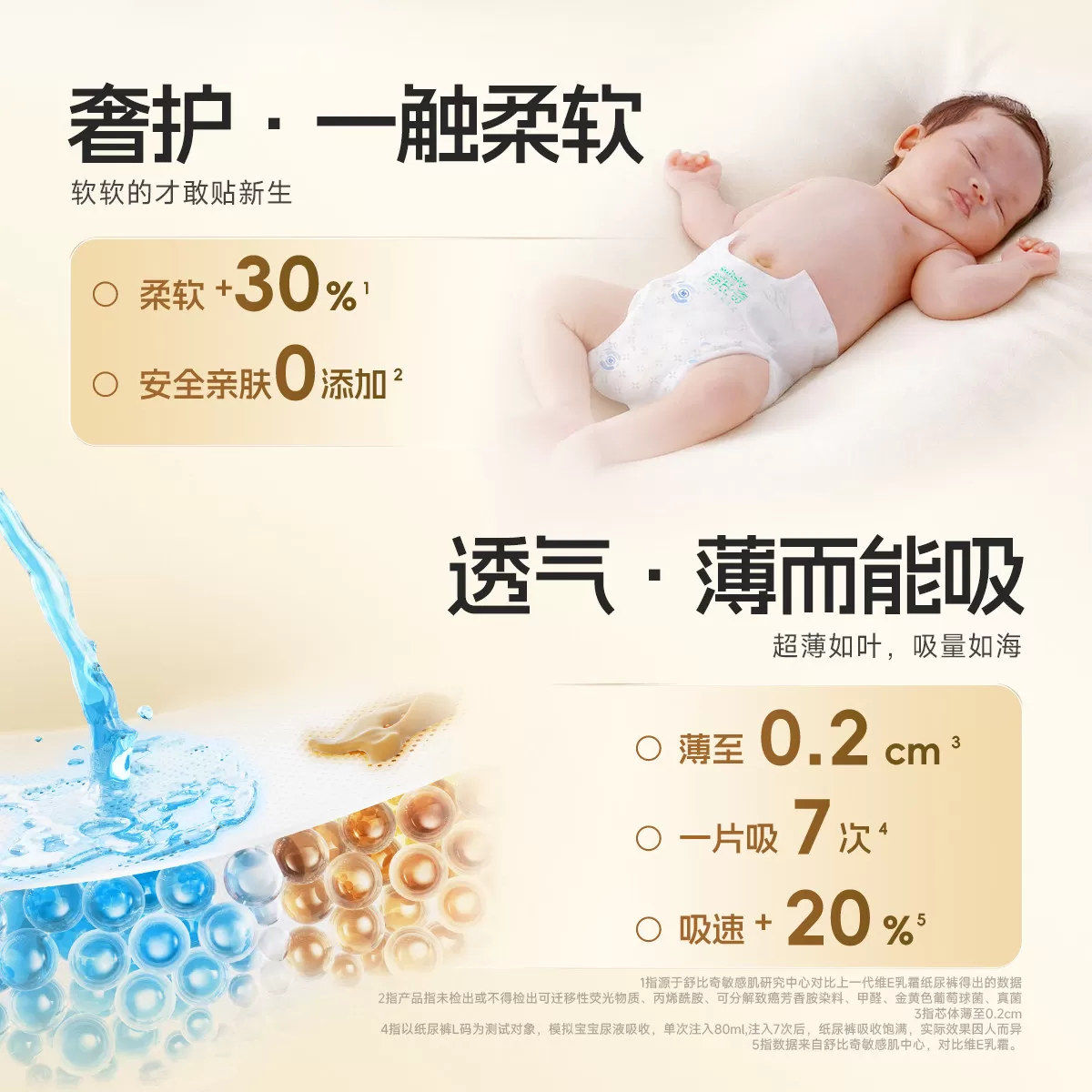 【淘专】舒比奇维Epro婴儿薄款纸尿裤拉拉裤尿不湿体验试用装6片