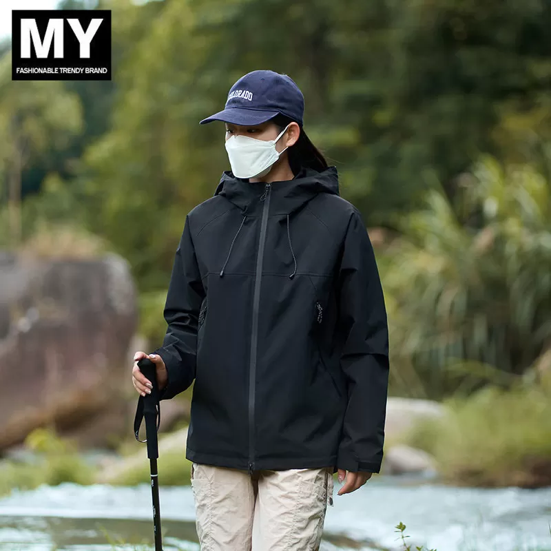 MY山系户外防风防水冲锋衣男女情侣春秋薄款机能外套