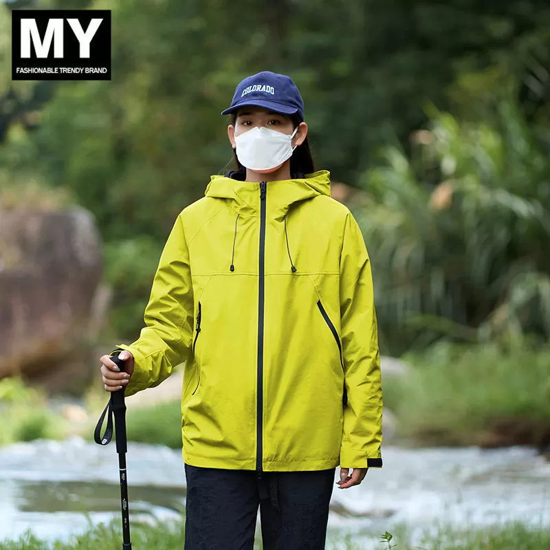 MY山系户外防风防水冲锋衣男女情侣春秋薄款机能外套