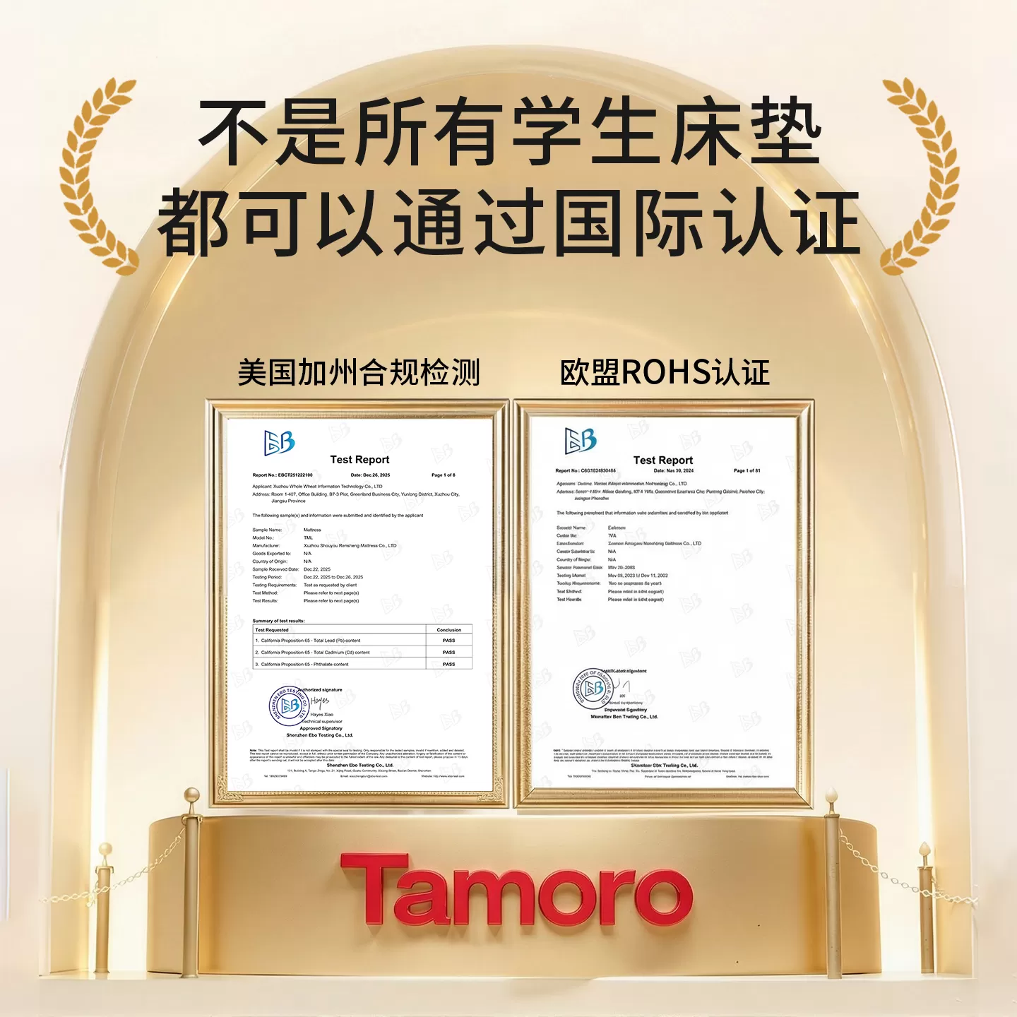 日本Tamoro床垫宿舍学生单人专用90x190住校大学必备折叠垫子椰棕