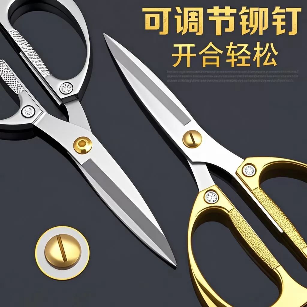 德国金钢剪不锈钢剪刀家用合金强力厨房鸡骨剪手工专用大剪刀剪布