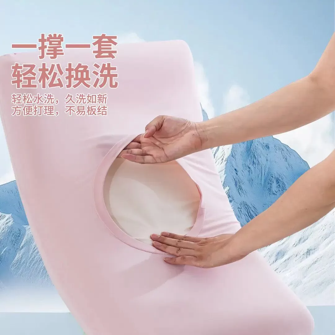 夏季冰丝凉感小冰皮凉感枕套内胆套通用一对装深睡枕Pro记忆棉枕