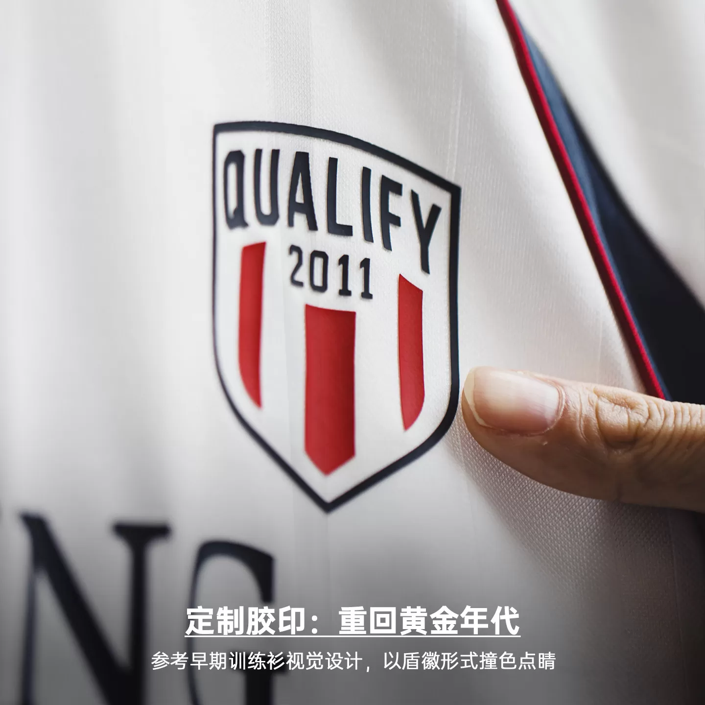 马登工装美式复古v领polo衫运动足球上衣服印花短袖薄款t恤男士夏