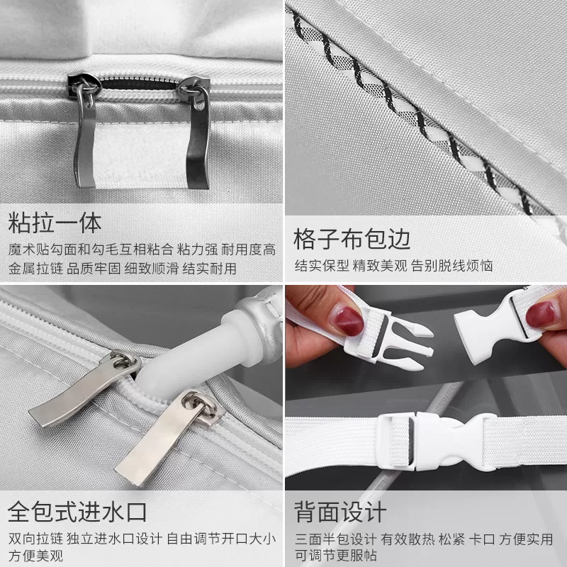 洗衣机防水防晒罩防尘盖布巾四季通用全自动波轮上开盖防晒套罩布