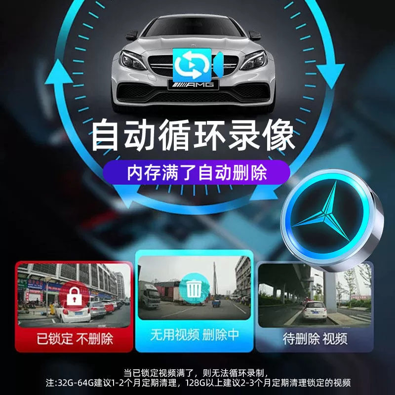 适用于奔驰行车记录仪u盘C260L/E300/S400/S480/GLC新款typec优盘